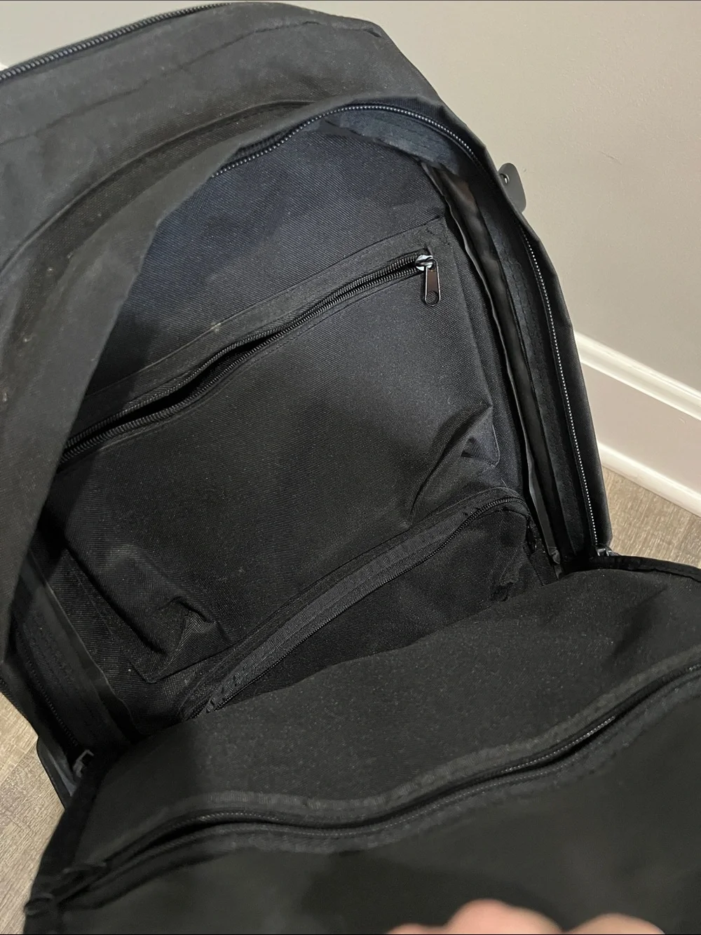 Black Men's Bug Out Bag Backpack with Organized Storage
